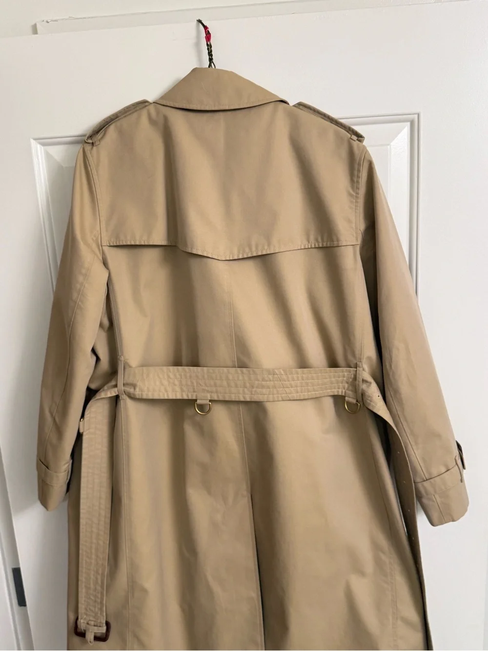 Burberry Beige and Black Plaid Kensington Trench Lining - Picture 5 of 5